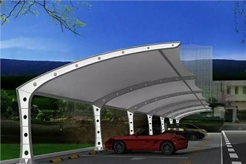 膜結構停車棚案例